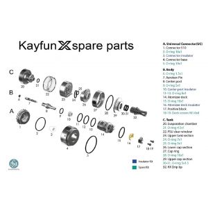 Kayfun X - Replacement Parts
